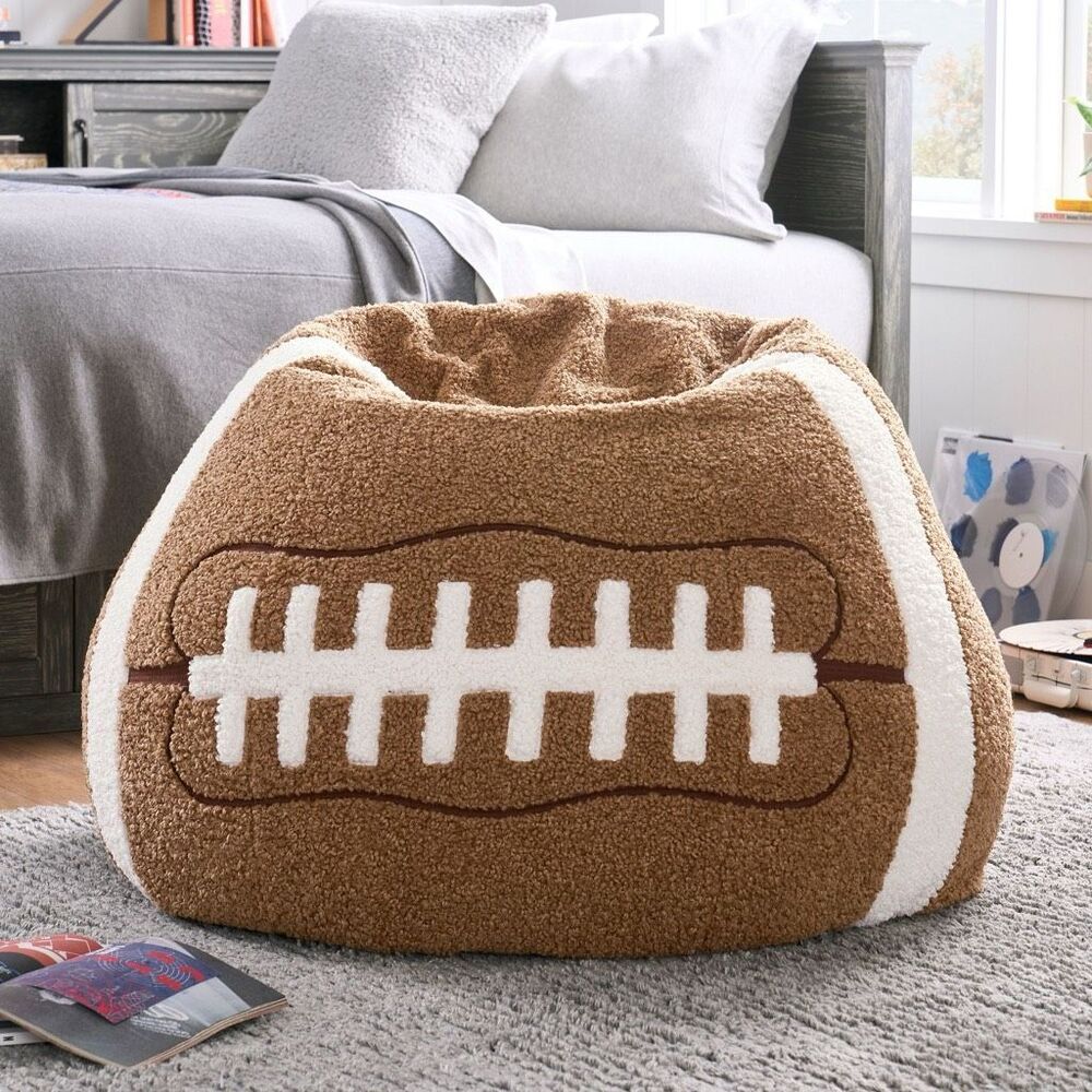 Pottery Barn Teen Large Football Bean Bag Cover Football